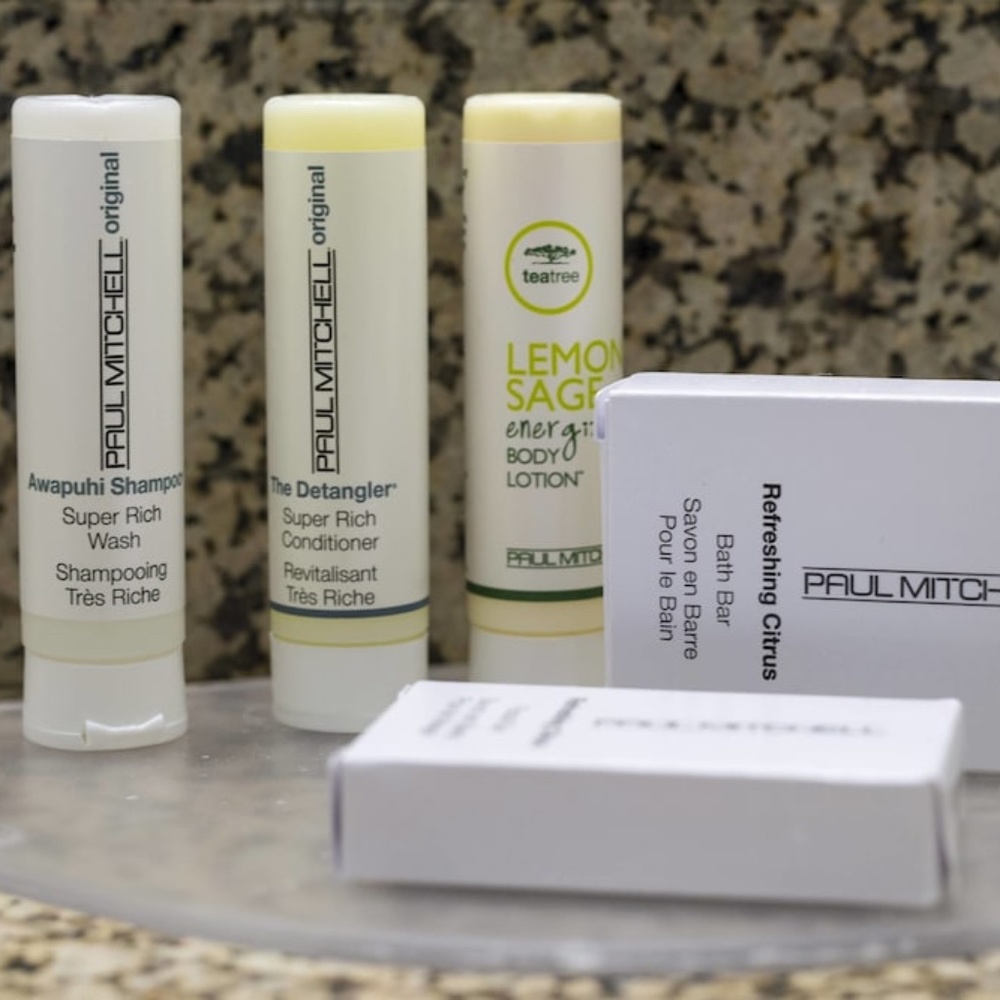 5 Items - Paul Mitchell Travel Size Shampoo Conditioner Lotion Bar (1 Set)